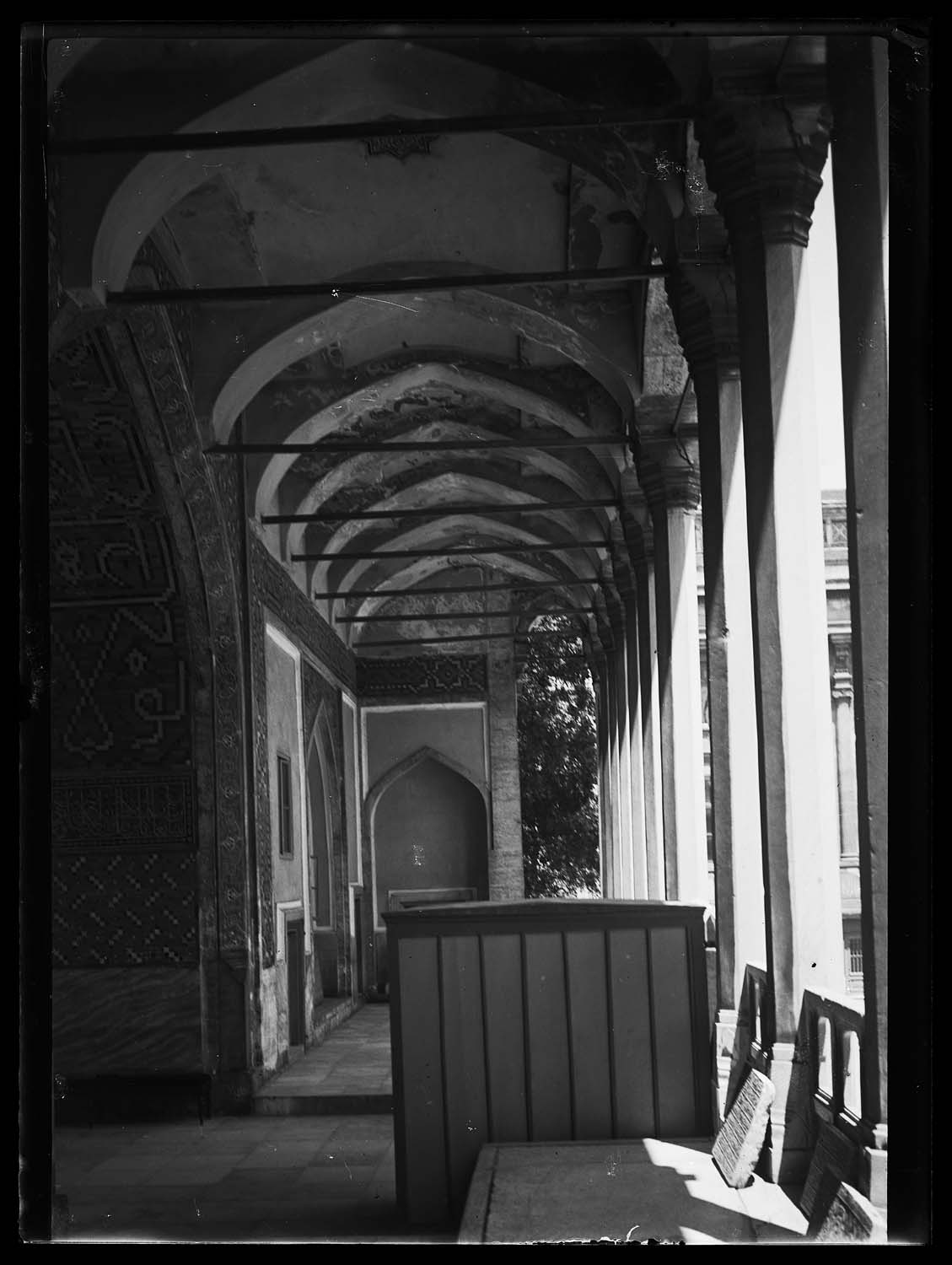 Vue intérieure du vestibule d'entrée